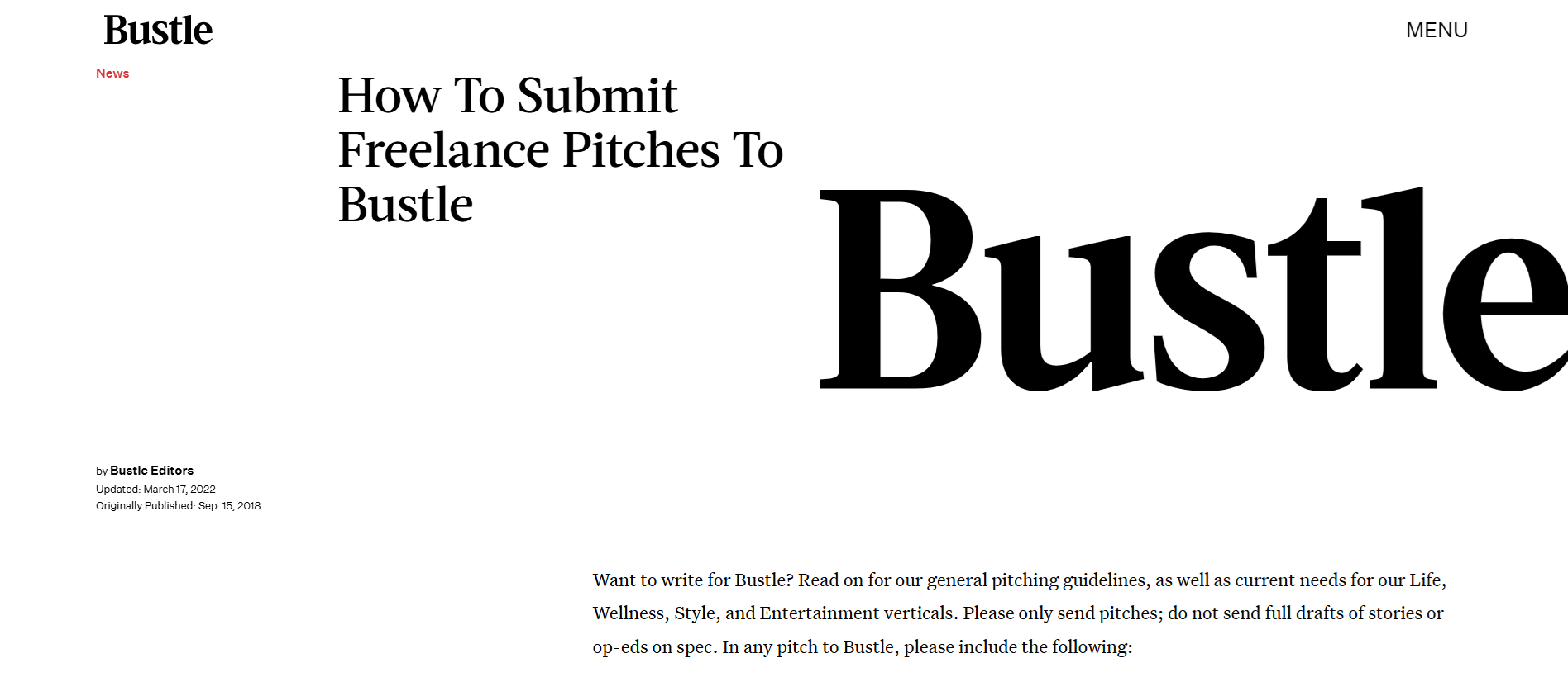 Bustle