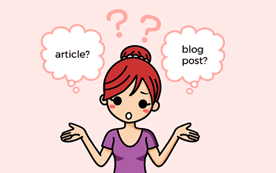 Writing an Article vs. Writing a Blog Post: What’s the Difference?